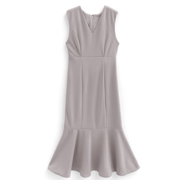 GRL（グレイル）　ノースリーブマーメイドフレアワンピース