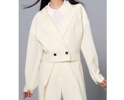 AKIKO OGAWA(アキコオガワ) 25SS 含浸クレープツイル ジャケット