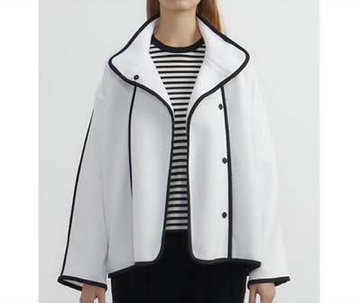 PLAIN PEOPLE(プレインピープル) ダンボールニットスタンドカラージャケット