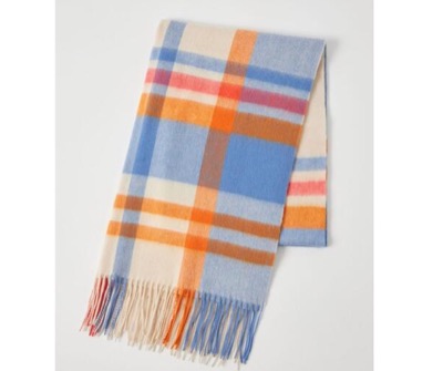 green label relaxing（グリーンレーベル リラクシング）　ウールチェック ストール