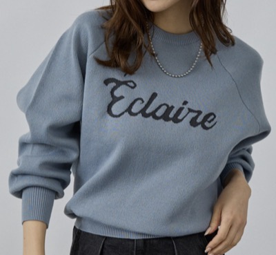 abahouse mavie（アバハウスマヴィ）　ロゴジャガードニット