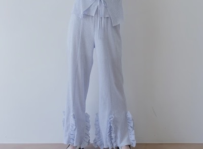 PoI（ポィ）　frill wide pants