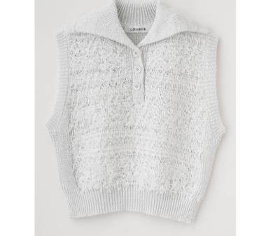 LOUNIE（ルーニィ）　マルチテキスタイルニットプルオーバー