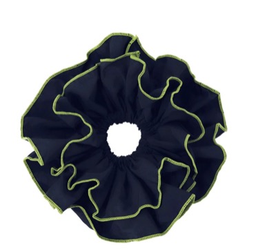 OSEWAYA（オセワヤ）　シュシュ レイヤード フリル バイカラー メロウ ビッグ