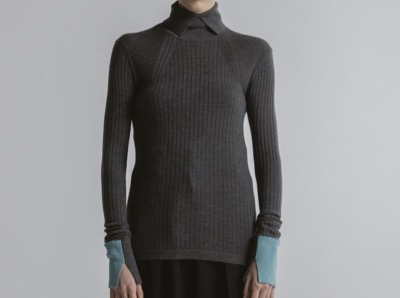 CINOH（ジョセフ）　TURTLE NECK TIGHT KNIT