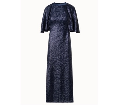 AKRIS(アクリス) ポリエステルジャージー・スパンコールドレス