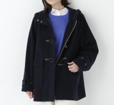 human woman（ヒューマンウーマン）　モッサミドルダッフルコート