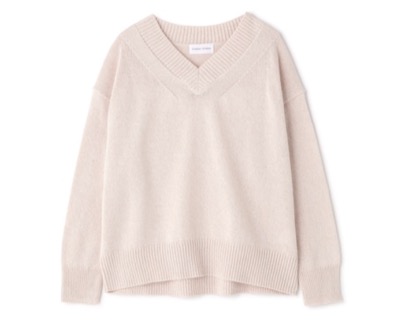 human woman（ヒューマンウーマン）　メランジギマＶネックニット