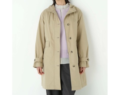 human woman（ヒューマンウーマン）　モッズコート ベージュ