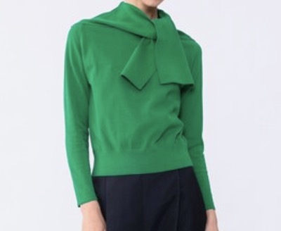 EFFE BEAMS(エッフェ ビームス) リボンタイ ロングスリーブ ニット