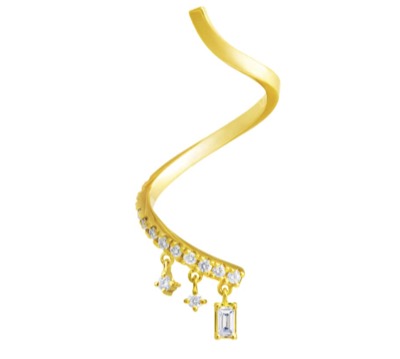 AHKAH(アーカー) シャンデリアスウェイツイスト ピアス