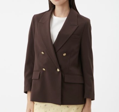 Mila Owen（ミラオーウェン）　金釦ダブルブレストブレザー