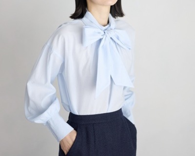 Andemiu（アンデミュウ）　ボウタイブラウス