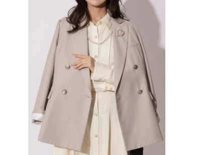 Apuweiser-riche（アプワイザー・リッシェ）　ハートブローチテーラージャケット