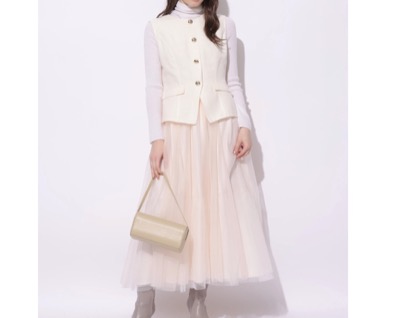 Apuweiser-riche（アプワイザー・リッシェ）　ジレチュールドッキングワンピース