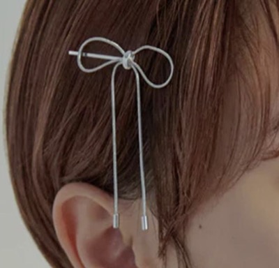 GOLDY（ゴールディ）　コード ミニ リボン へアカフ & ヘアピン