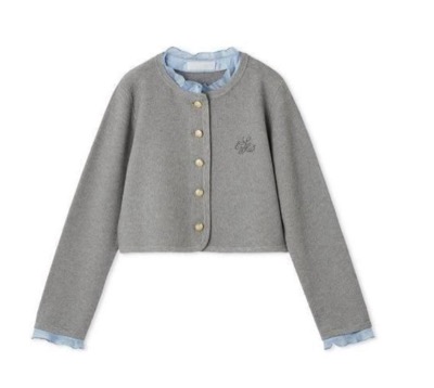 CELFORD （セルフォード）　フリルデタッチャブルカーディガン