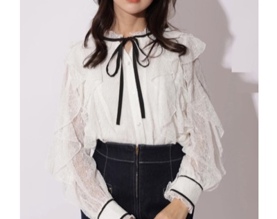 Apuweiser-riche(アプワイザー・リッシェ) レースボウブラウス