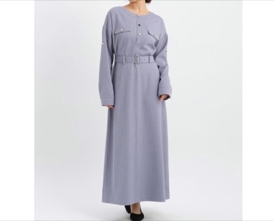 Andemiu(アンデミュウ) キンボタンノーカラーワンピース