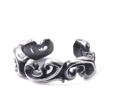 DEAL DESIGN（ディールデザイン）　ダブルフローラルイヤカフ