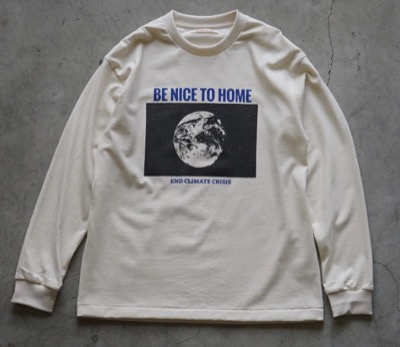 DEPT（デプト）　ACTIVISM L/S TEE - UNITE TO SURVIVE／NATURAL