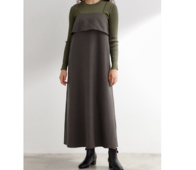 grove(グローブ) 洗えるAラインキャミワンピース