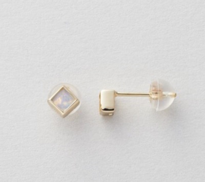 Jouete(ジュエッテ) K10YG オパール ピアス