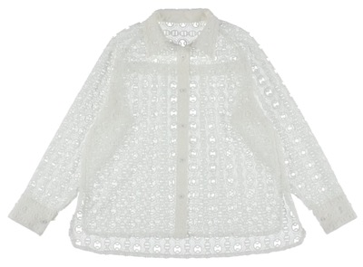 ADDIXY（アディクシー）　SHEER LACE SHIRT