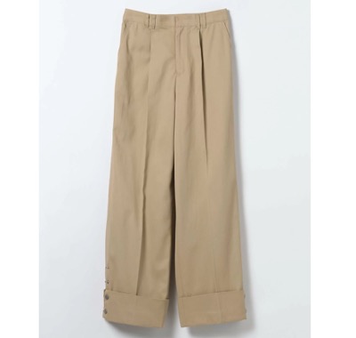 JEANASIS（ジーナシス）　サイドスナップストレートパンツ