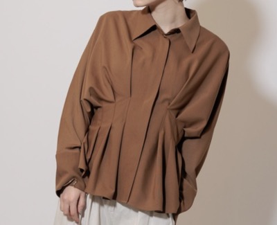 Limue（リミュ）　ドルマンタックビッグシャツ