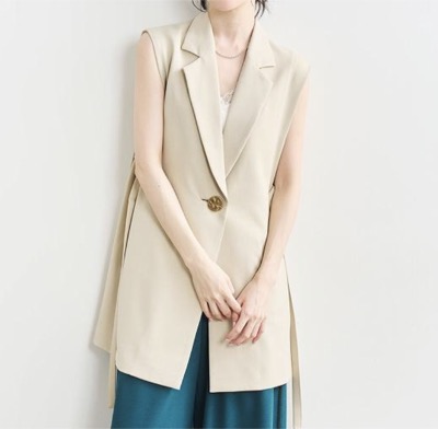 COCO DEAL（ココディール）　デザインボタンサイドリボンジレ