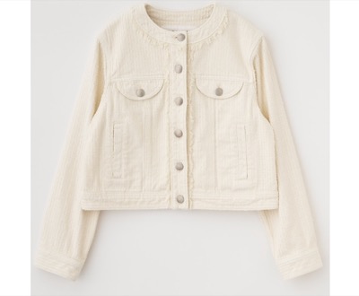 LOUNIE　ニードルパンチデニムジャケット/セットアップ可