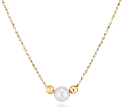 STAR JEWELRY（スタージュエリー）　K10 ネックレス BALL NECKLACE