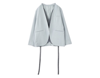 Aimeine（エメイン）　シアードッキングノーカラージャケット