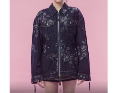 FETICO(フェティコ) 別注 ROSE DENIM JACKET