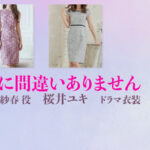 【夫に間違いありません】桜井ユキ ドラマ衣装 シーン別 全話まとめ！くずはら さはる役の洋服 バッグ 靴 アクセなど