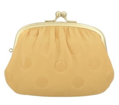 un signet(アンシグネ) ドット柄がま口財布