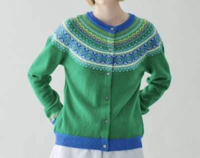 ERIBE(エリベ) ウール ショートカーディガン