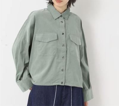 ZAMPA(ザンパ) コーデュロイビックシルエットシャツ