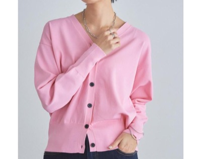 RASW(ラス) 多機能Vネックカーディガン