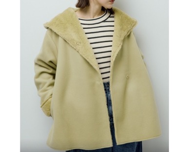 Green Parks(グリーンパークス) フーディガウンコート