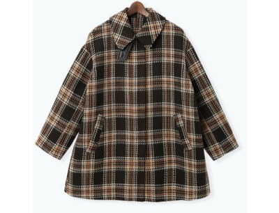 Te chichi（テチチ）　ロービングチェックミドルコート