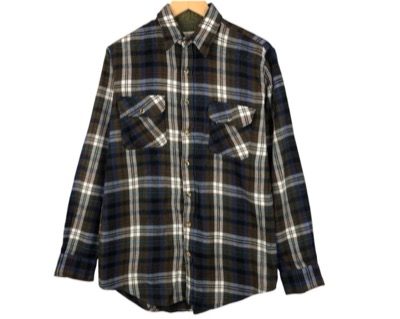 ST. JOHN'S BAY(セントジョンズベイ) 長袖 フランネルチェックシャツ