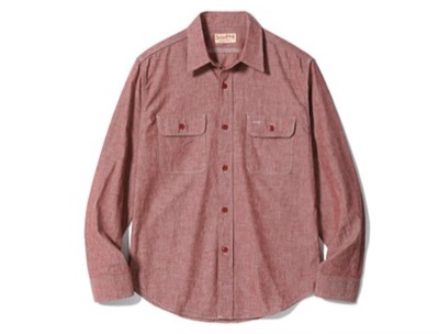 SUGAR CANE（シュガーケーン）　CHAMBRAY WORK SHIRT
