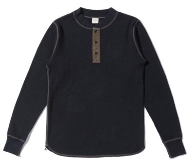 Buzz Rickson's（バズリクソンズ）　THERMAL HENLEY NECK T-SHIRT