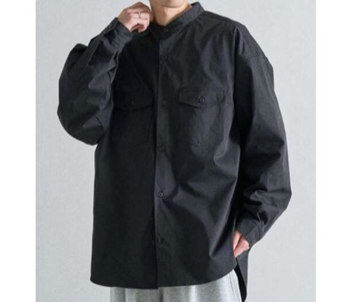 CRAFT STANDARD BOUTIQUE（クラフトスタンダードブティック）　バンドカラーシャツ