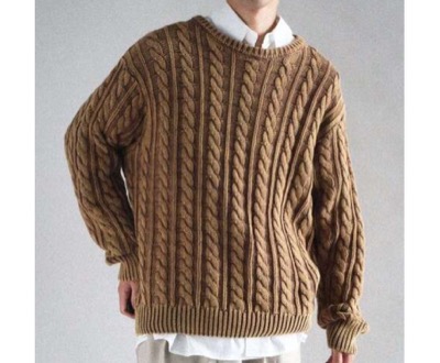 CRAFT STANDARD BOUTIQUE（クラフトスタンダードブティック）　スノーウォッシュケーブルニット