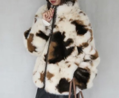 PAGEBOY(ページボーイ) ZIPUPキャットファーブルゾン