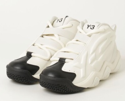 Y-3(ワイスリー) MEGABALL/ホワイト×ブラック