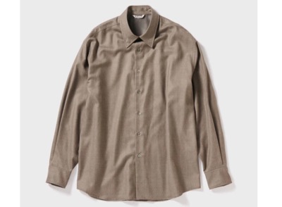 AURALEE（オーラリー）　SUPER FINE TROPICAL WOOL SHIRT